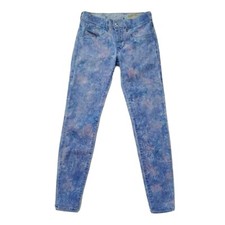 Diesel Livier-Ankle Womens 25"x27" Colorful Super Slim Stretch Jegging Jeans