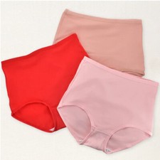 Women Cotton High Waist Panties Soft Breathable Briefs Oversize Underwear