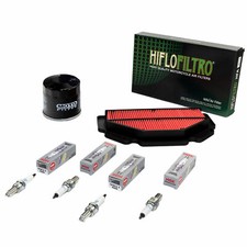 Wartung für Suzuki GSR 750 C5 GSR750 2011-17 Set Luftfilter Ölfilter Zündkerzen