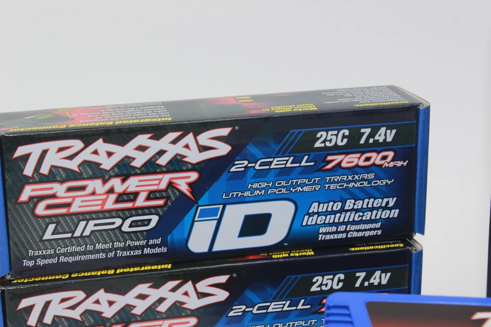 Traxxas 2991 DUAL EZ Peak Plus Lader 2972G + 2x 2S Lipo 7600mAh 2869X NEU  - Bild 3 von 4