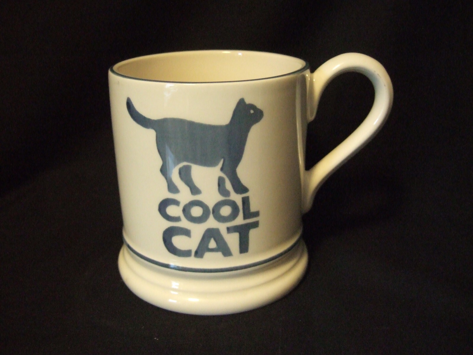 Emma Bridgewater 1/2 Pint Mug COOL CAT 1st Quality New Discontinued eBay