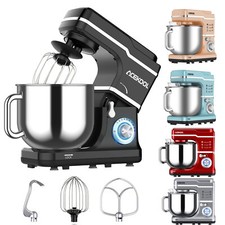 Stand Mixer 7.5Qt 660W Electric Dough Mixer 10 Speeds LCD Screen Timing