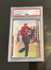 2001 Upper Deck Golf TIGER WOODS RC Collection #5 Rookie Card PSA 9