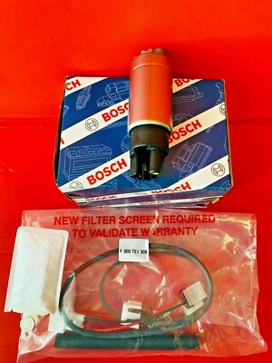 NEW BOSCH Electric Fuel Pump And Strainer for Subaru Suzuki Geo Nissan NO BOX