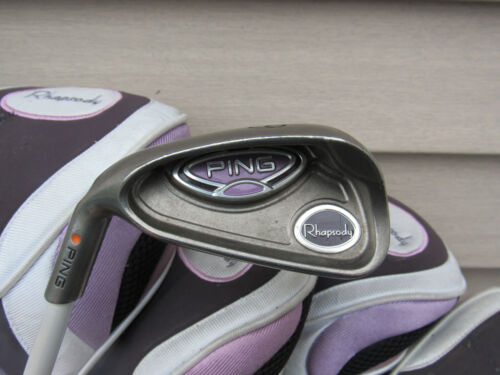 LH Ladies Ping Rhapsody Driver 3 5 7 Woods Irons Golf Bag 13 PC Set 100% Women's - Picture 4 of 7