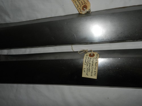 1967 Pontiac Grand Prix Left Driver Side Lower Rear Quarter Trim Chrome 2 Choice - Picture 5 of 17