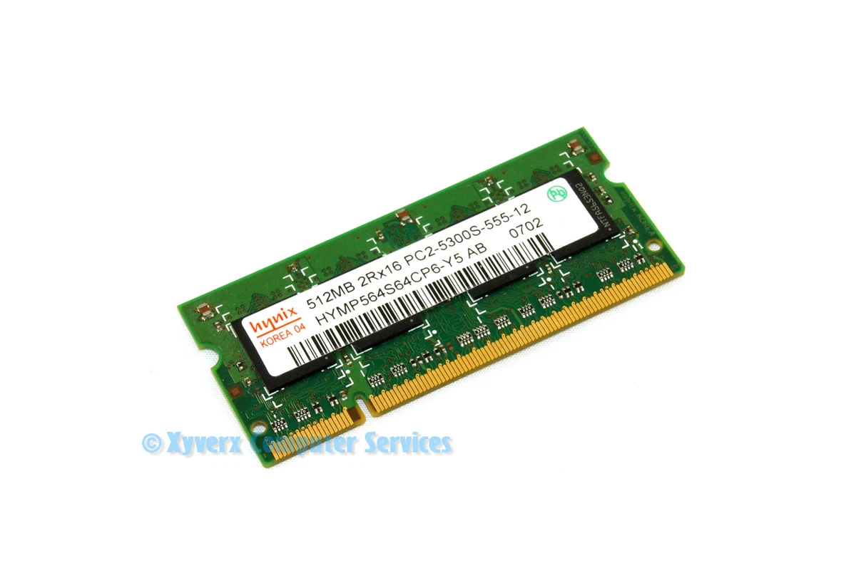 Module Mémoire Hynix Original 2GB PC2-5300S/6400S DDR2 - Pour PC Portable, Occasion