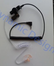 Semi Custom Ear Mold Left 3.5 mm Pin Listen Receive Only Headset Acoustic Tube