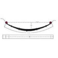Pro Comp Suspension 51212 Leaf Spring Fits 76-86 CJ5 CJ7