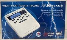 Midland WR-100 All Hazards Alert Weather Civil Emergency Radio In Box