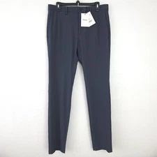 NWT Theory Mens Zaine Precision Ponte Gray Chino Stretch Pants Size 33x34