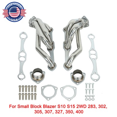 SS Headers for Chevy Small Block Blazer S10 S15 2WD 283 302 305 307 327 350 400