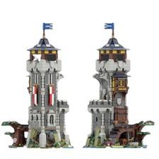1127 Pieces Medieval Tower Expansion for Medieval Castle 31120 Building Set MOC