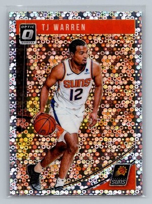 TJ WARREN 2018-19 PANINI DONRUSS OPTIC FAST BREAK PRIZM CARD #129