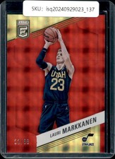 2022 Panini Donruss Elite Lauri Markkanen /88 Base Asia Hyper Red #55
