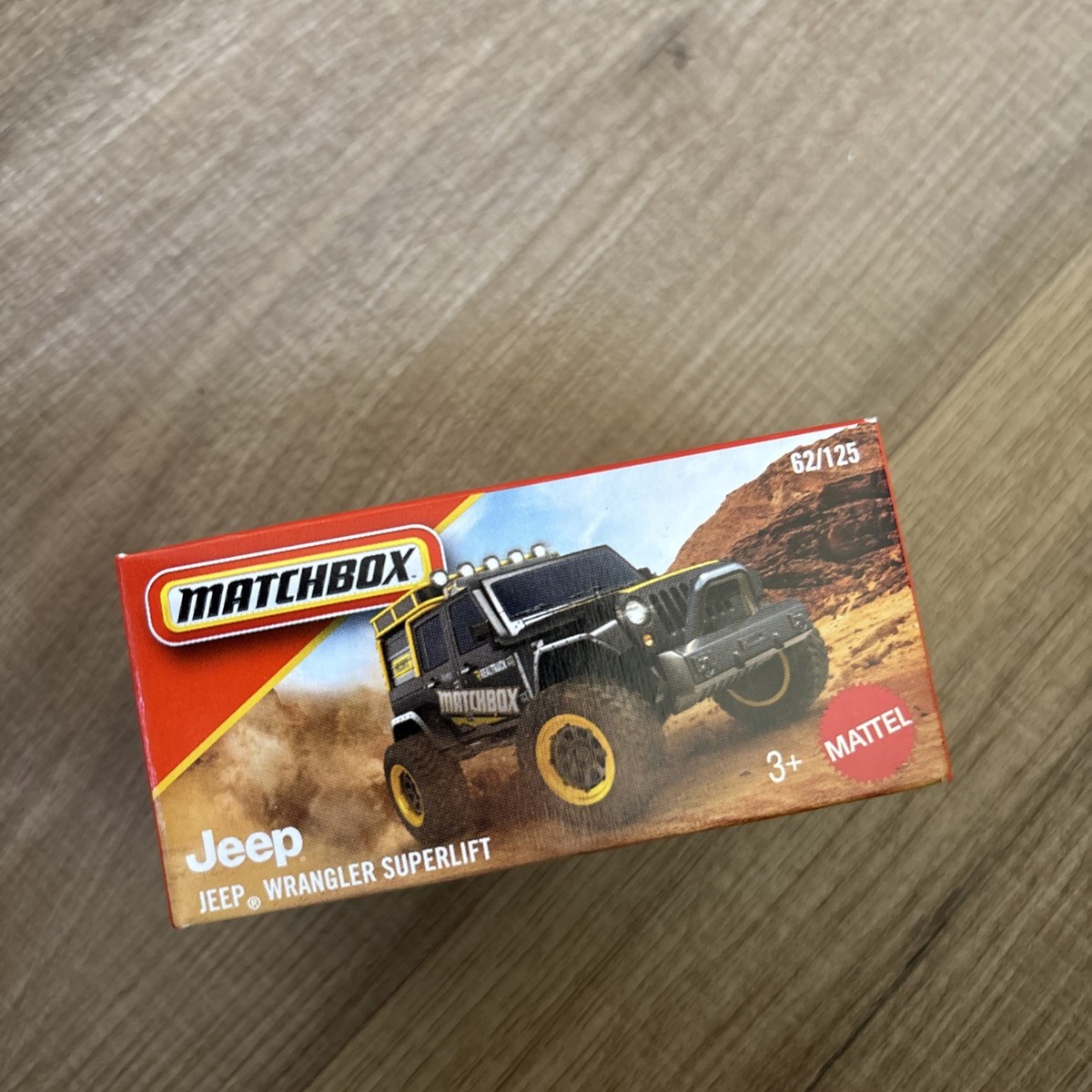 2026 Matchbox Power Grabs JEEP WRANGLER SUPERLIFT 62/125 vhtf in