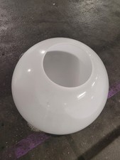 Off-White Milk Glass 7.5" Light Shade Globe Ceiling Light Fixture