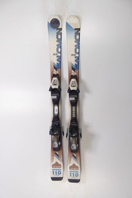 SALOMON Enduro JR 800 Kinder-Ski Länge 110cm (1,10m) inkl. Bindung! #990