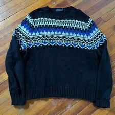 Polo Ralph Lauren Alpine Pattern Knit Sweater size XXL