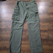 Boy Scouts Of America Cargo Pants Mens 32x30 Green Convertible Uniform Classic