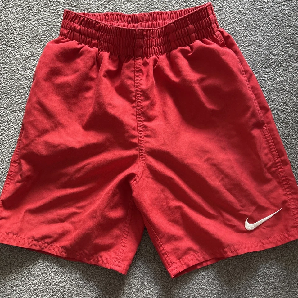Nike Red Swim Shorts - Junior Medium - Image 1 of 1