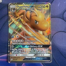 Dragonite GX 152/236 Sm-Unified Minds Ultra Rare Holo Pokemon Card NM
