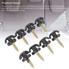 Trunk Storage Net Hooks Easy Installation Car Cargo Net Hook For Most Cars WDQY