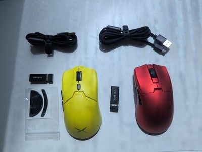 Delux M800 Wireless Gaming Mouse Bundle (ReadDescription)