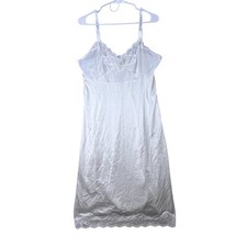 VTG Bestform Full Slip Dress Womens 34 White Lace Antron III Nylon Coquette