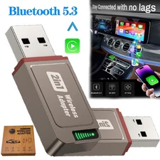 USB Auto Wireless CarPlay Adapter For iPhone Apple Wireless Dongle Plug＆Play
