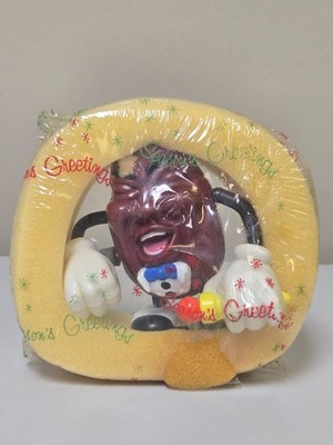 Vintage California Raisins Wind Up Toy ''Season's Greetings'' Factory Sealed