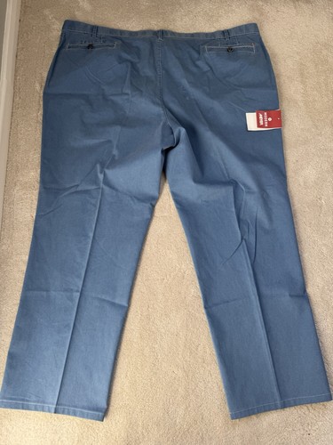 BNWT MEYER 'NEW YORK' STRETCH BLUE COMFORT TROUSERS SIZE 48/30 RRP £75 - Picture 2 of 14