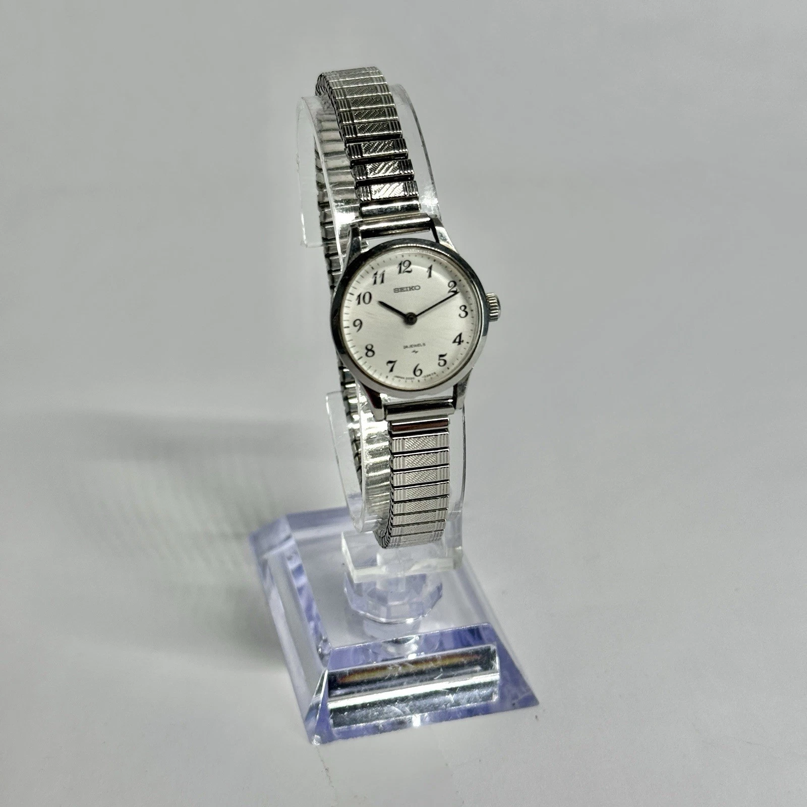 SEIKO 2220-0020 24J Manual Wind Analog Women Vintage Watch W643 *WORKING