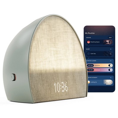 Hatch Restore 2 Sunrise Alarm Clock WakeUp Light Sound Machine White Noise Slate