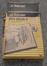 Rhode Gear Ultra Shuttle 3 Trunk Bike Rack Complete Fits 3 Bikes Used - Good