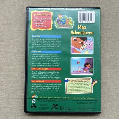 Dora the Explorer: Map Adventures (DVD 2003 4 Eps) Nick Jr Show