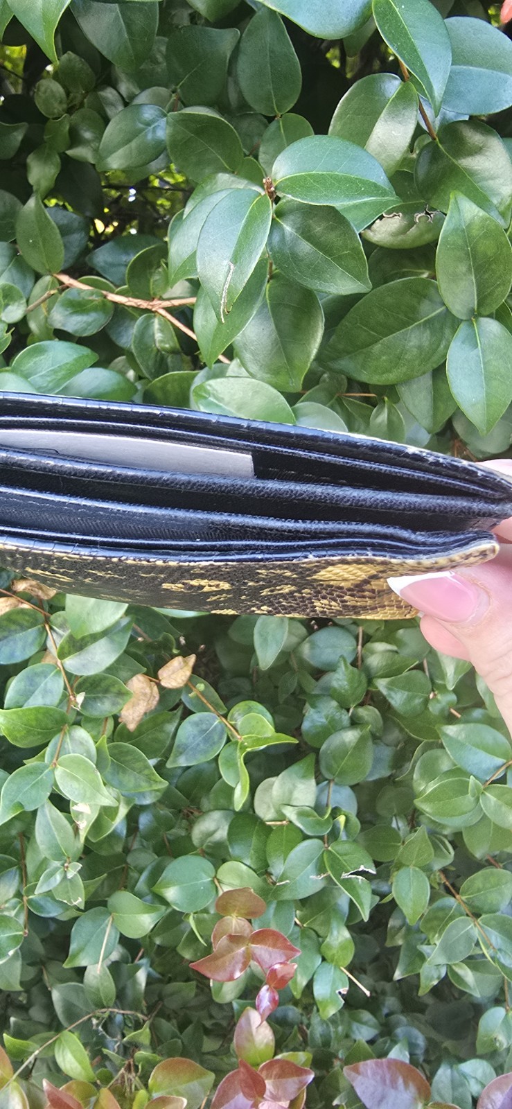 Prada Wallet Python Beige Python Leather Authenti… - image 4