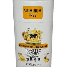 Power Stick NEW Limited Toasted Honey Aluminum Free Deodorant For Women, 2.25oz