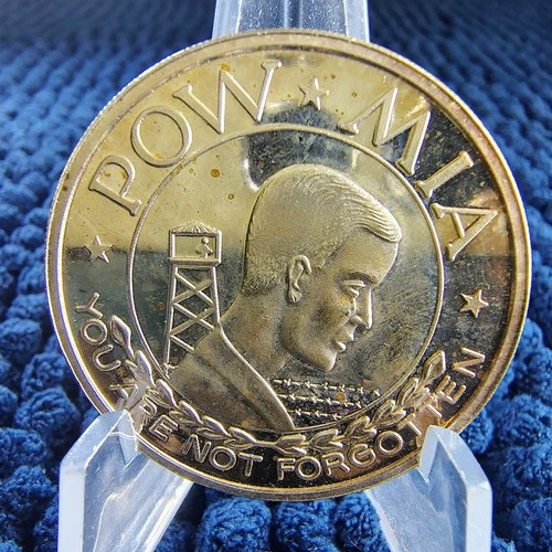 POW MIA Silver Trade Unit Round - 1 Troy oz. .999 Fine Silver - Unc.