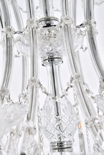 Elegant Lighting Maria Theresa 46" 36 Light Royal Crystal Chandelier - Picture 5 of 8
