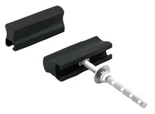 Goldenwarm 25 Pack Matte Black Cabinet Knobs 1.5" Modern Drawer Pulls w/ Screws