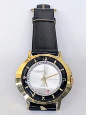 TRANGISE WATCH 17 JEWELS Red Dot Jewels Face Rotate Rare Watch Unique Face Works