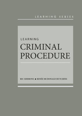 Learning Criminal Procedure Hardcover Renee M., Simmons, Ric Hutc