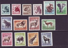 South Africa 1954 SC 200-213 MH Set Animal
