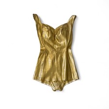 In the Met. Museum of Art 1950s Cole of California Pinup Bathing Suit