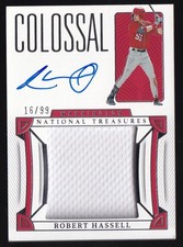2023 Panini National Treasures Colossal Material Signatures Robert Hassell /99