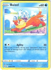 Buizel 038/172 Stelle Brillanti BRS NM Carta Pokemon TCG