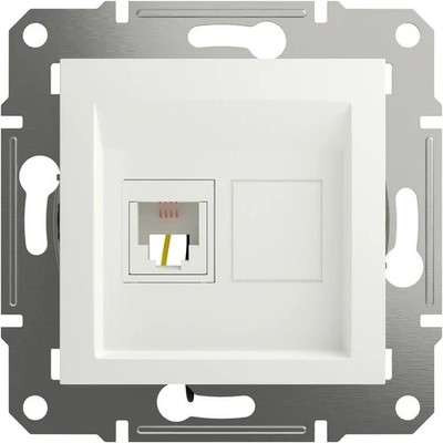 Schneider Asfora EPH4170121D RJ11 Telefondose 1-Fach UP Weiß IP20