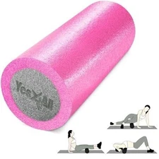 Yes4All Two-Layer Foam Rollers PE for Many Exercises, Improved Workout...