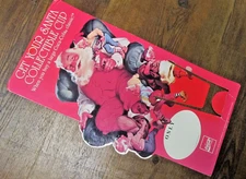 Vintage ~ Coca-Cola Santa & Elves Cardboard Store Display Christmas Glasses